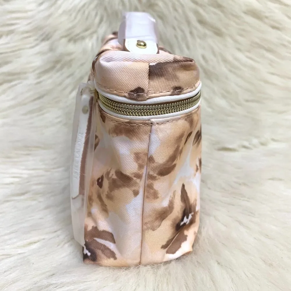 ESTEE LAUDER Abstract Floral Slim Train Case Cosmetics Bag Makeup Case